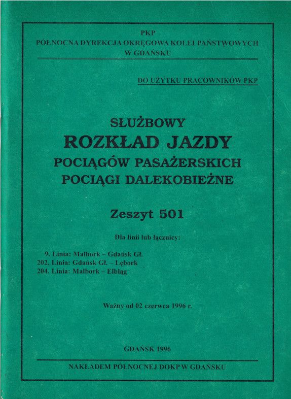 Zeszyt 501 - 1996 rok