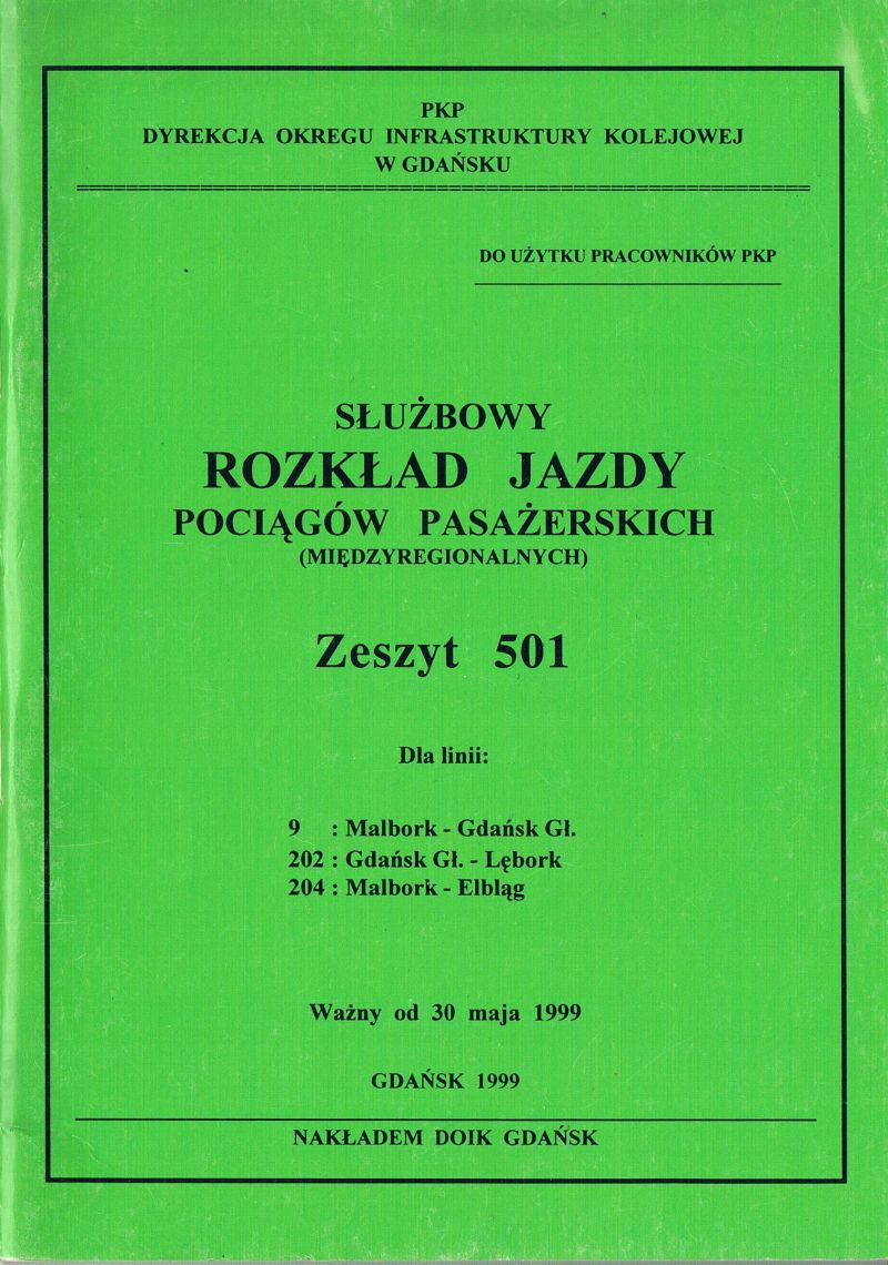 Zeszyt 501 - 1999 rok