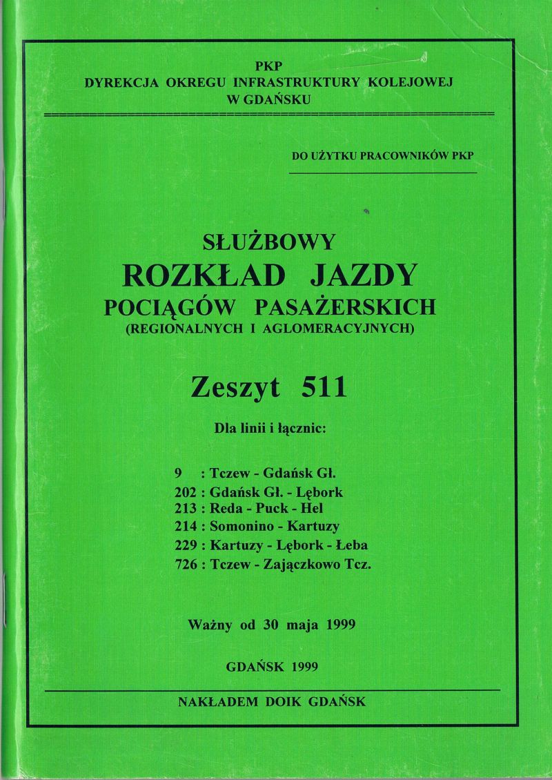 Zeszyt 511 - 1999 rok